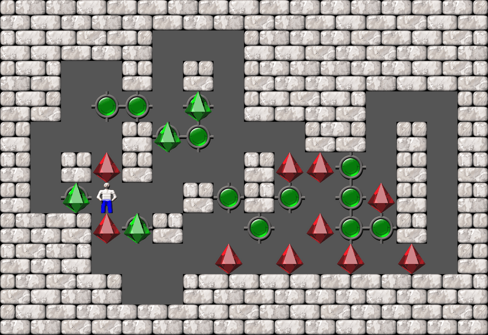 Сокобан More Bugs collections уровень 420